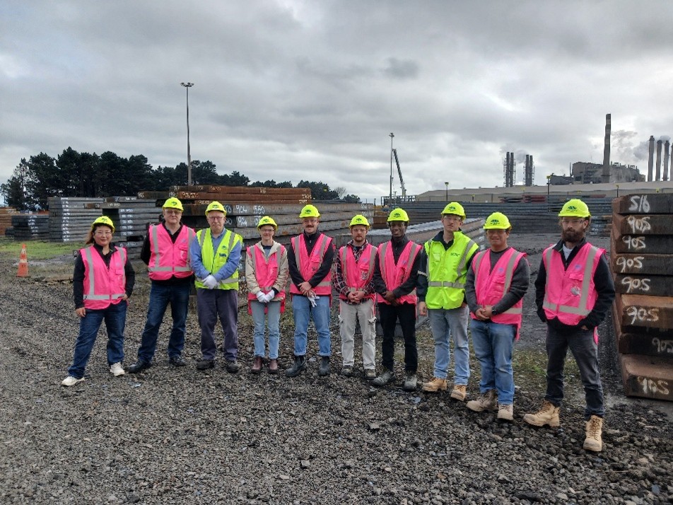 Auckland cadets at New Zealand Steel Glenbrook