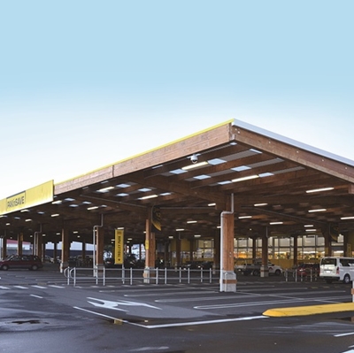 Pak'nSave Petone canopy and car park